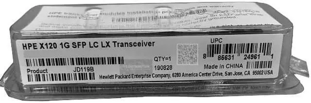 Main image of HEWLETT-PACKARD JD119B JD119B SFP Module