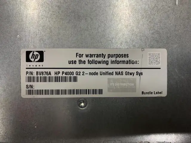 Alt view image 3 of 3 - HP StorageWorks P4000 G2 1-node Network Storage Server (BV875A)