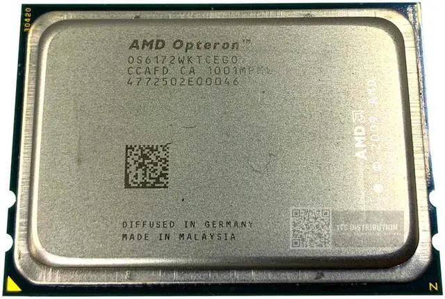 Main image of AMD Opteron 6172 DodecaCore 12 Core 2.10 GHz Processor LGA-1974 (OS6172WKTCEGO)