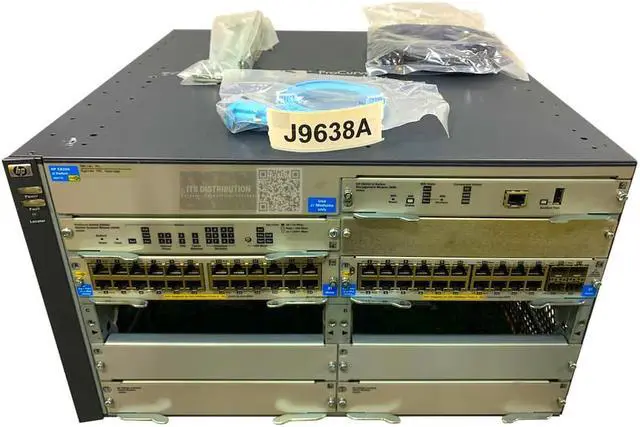 Main image of HP 8206-44G-PoE+-2XG v2 zl Switch J9534A J9536A J9306A J9093A J9477A (J9638A)