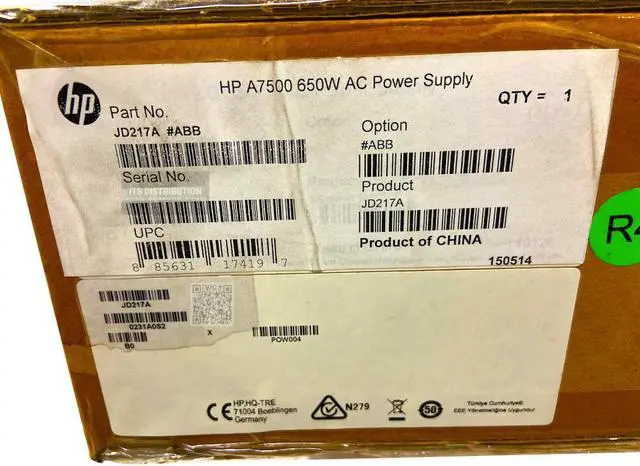 Alt view image 2 of 2 - HP 0231A0S2 650W AC Power Supply (JD217A)