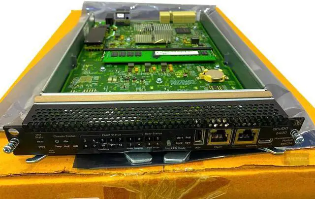 Alt view image 2 of 2 - Aruba R0X31A 6400 Management Module