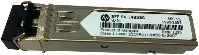 Main image of HP Mini-GBIC Transceiver Module - 1 x 1000Base-SX SFP 1990-4395 (J4858C)