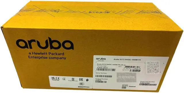 Main image of HP JL087A#ABA ARUBA X372 54VDC 1050W PS