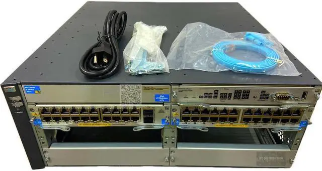 Main image of HP E5406-44G-PoE zl J8697A J9534A J9536A Switch Chassis (J9533A)
