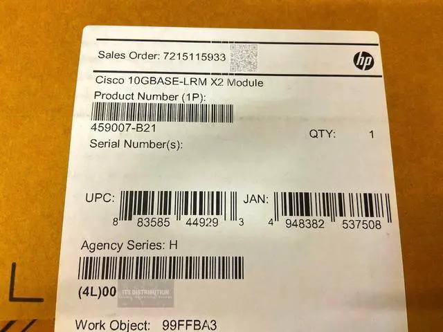 Alt view image 2 of 2 - HP Cisco 10GBase-LRM X2 Module 1x 10GBase-LRM 708061-001 (459007-B21)