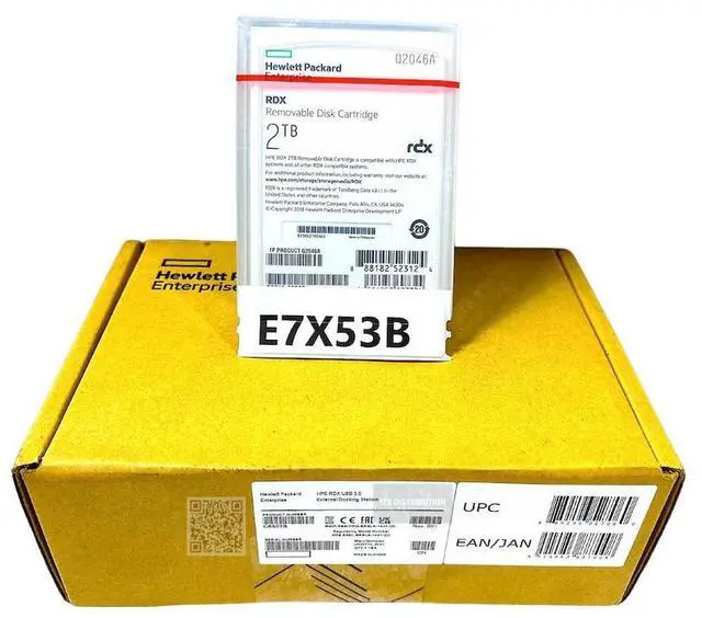 Main image of HPE HP RDX 2TB External Disk Backup System C8S07B Q2046A (E7X53B)