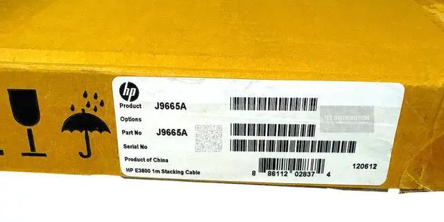 Alt view image 3 of 3 - HPE Aruba Stacking Cable 3800/3810M 1M 3.28 ft (J9665A)