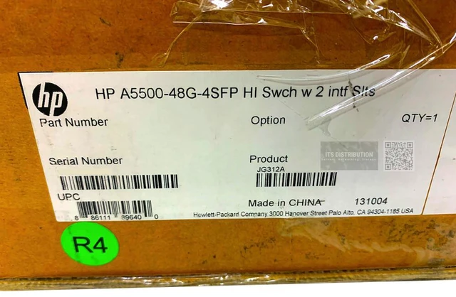 Alt view image 3 of 3 - HPE 5500-48G-4SFP HI Switch (JG312A)