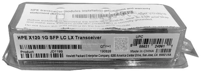 Main image of HPE SFP Module 1000Base-LX1 0231A0LS Transceiver (JD119B)