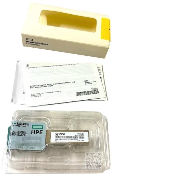 Alt view image 2 of 4 - HPE Aruba 1G SFP LC SX 500M OM2 MMF 1990-4415 (J4858D)