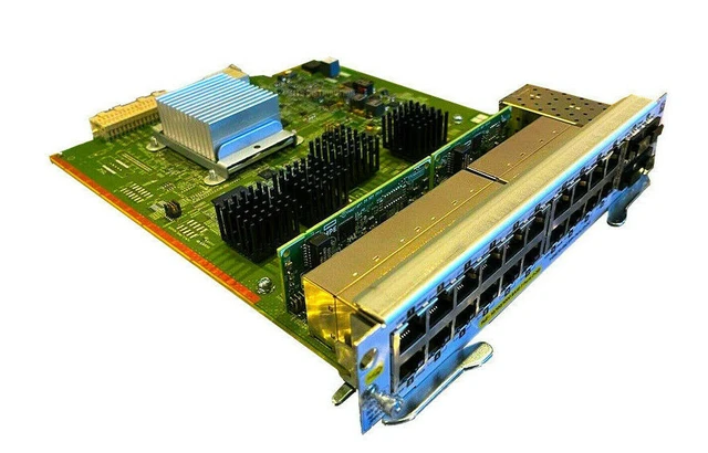 Alt view image 2 of 2 - HPE Aruba 5400R 20P 10/100/1000BASE-T PoE+ 4-Port SFP+ Module (J9990A)