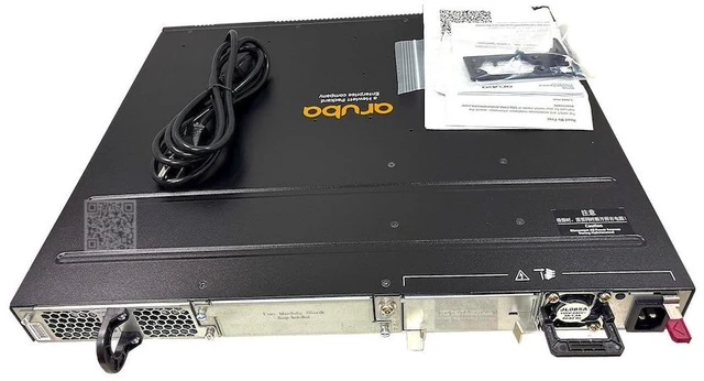 Alt view image 3 of 7 - HPE Aruba 6300M 48G 4SFP56 Networking Switch + JL085A Power Supply (JL663A)