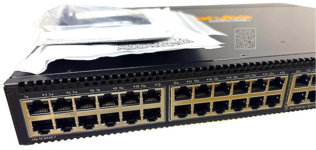 Alt view image 5 of 7 - HPE Aruba 6300M 48G 4SFP56 Networking Switch + JL085A Power Supply (JL663A)