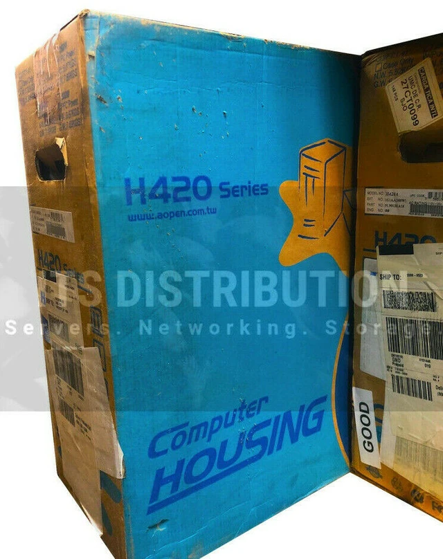 Alt view image 4 of 7 - AOpen H420A Chassis Mini Tower & 300W Power Supply AO300-09TN (91.90120.A16)