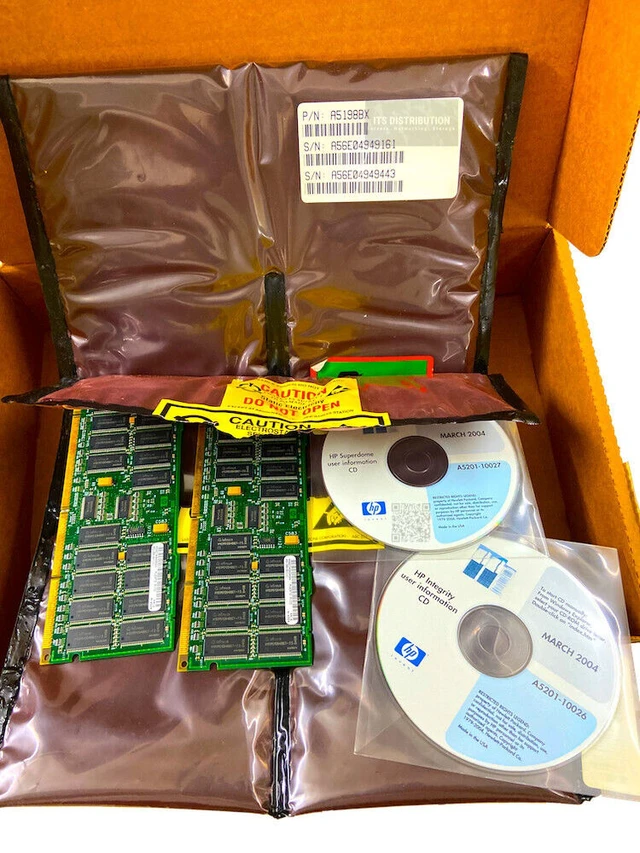 Alt view image 2 of 4 - HP SuperDome HD 2GB 4 x 512MB SDRAM DIMM Memory Kit (A5198A)