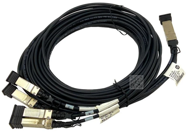 Main image of HPE BLC QSFP+/SFP+ DAC Splitter Network Cable 16.40 ft 746971-001 (721067-B21)
