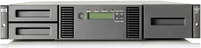 Main image of HP BL542B 72TB Rack mount 8 Gb Fibre Channel Interface LTO-5 Ultrium 3000 MSL2024 Tape Library