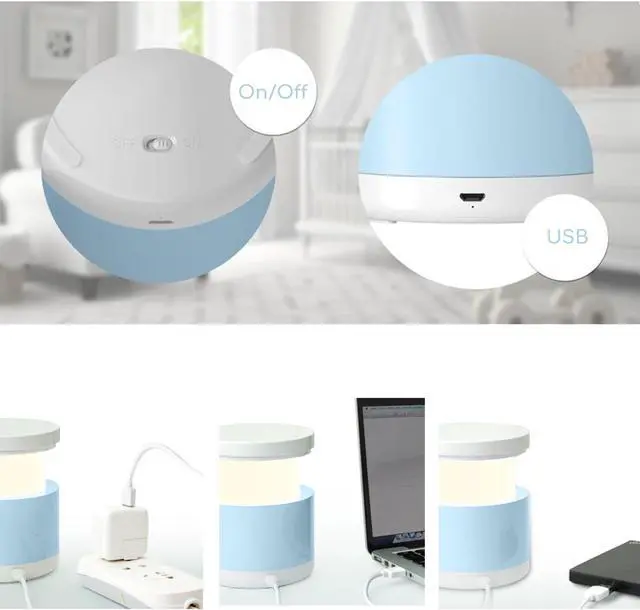 Alt view image 4 of 7 - Little Martin's Drawer Night Light Baby Breastfeeding Light Portable LED Lamp Multi-Functional Feeding Lamp