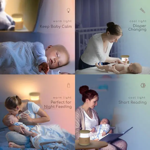Alt view image 7 of 7 - Little Martin's Drawer Night Light Baby Breastfeeding Light Portable LED Lamp Multi-Functional Feeding Lamp