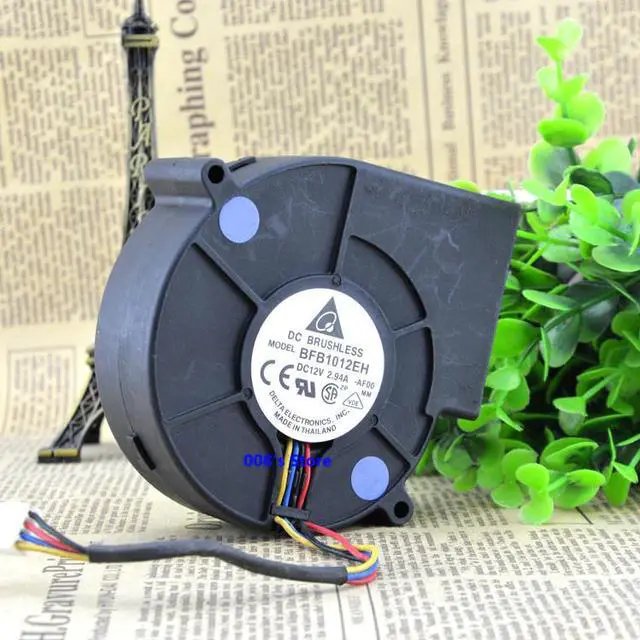 Alt view image 3 of 5 - Radiator CPU Cooler Fan For Server PC Dedicated Turbo BFB1012EH PWM Blower 1U2U 97*97*33mm 9.7cm 12V 2.94A -AF00 Cooling