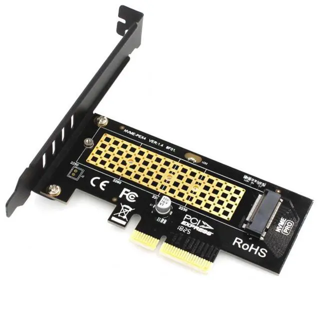 Alt view image 3 of 6 - JEYI SK4 M.2 NVMe SSD NGFF TO PCIE X4 Adapter M Key Interface Card Suppor PCI Express 3.0 x4 2230-2280 Size m.2 FULL SPEED