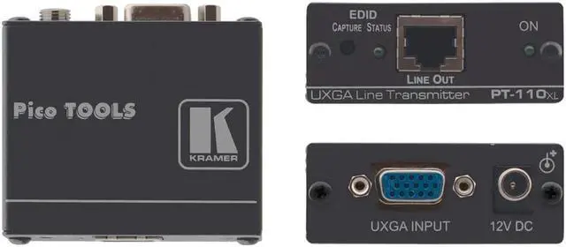 Alt view image 9 of 12 - Kramer PT-110xl Computer Graphics Video over Twisted Pair Transmitter with EDID