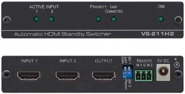 Main image of Kramer 2x1 4K60 4:4:4 HDCP 2.2 HDMI 2.0 Automatic Standby Switcher 2080353090