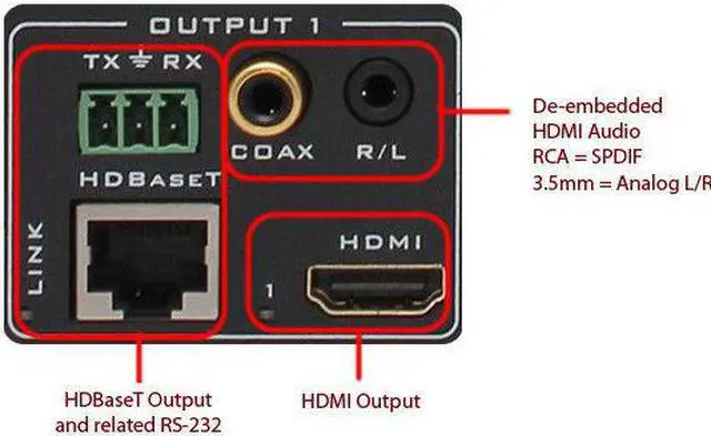 Alt view image 4 of 11 - Hall Research HSM-44-BX 4K 4X4 HDMI Matrix Switch w/3-Yr Warranty