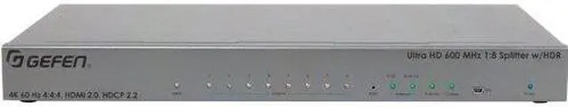 Alt view image 3 of 14 - Gefen Ultra Hd 600 Mhz 1:8 Splitter For Hdmi W/ Hdr