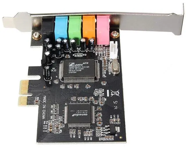 Alt view image 3 of 10 - PCI Express PCI-E 5.1 Channel 3D Audio 6 Channels Digital Sound Card For win XP