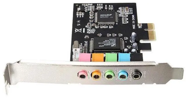 Alt view image 2 of 10 - PCI Express PCI-E 5.1 Channel 3D Audio 6 Channels Digital Sound Card For win XP