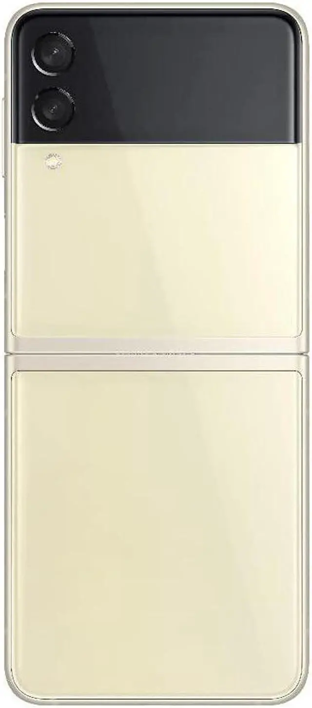 Alt view image 4 of 5 - Samsung Galaxy Z Flip 3 5G International Version (Cream) Factory Unlocked Smartphone Cream