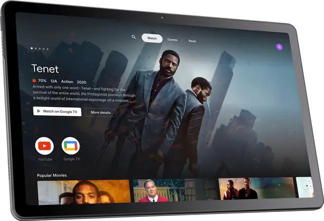 Alt view image 2 of 6 - Lenovo Tab M10 Plus (Gen 3) 128GB + 6GB RAM Android Wi-Fi Tablet | Storm Grey | International Version