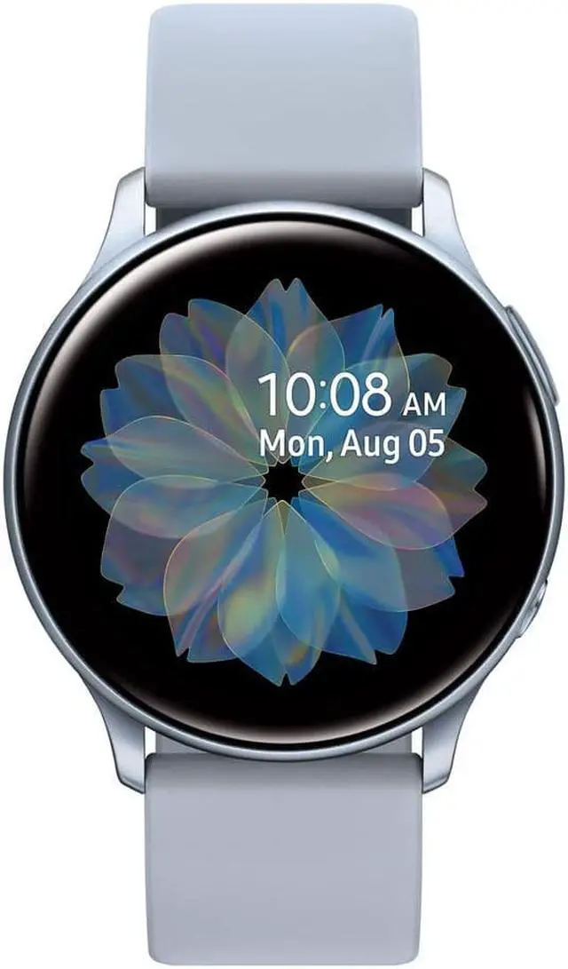Alt view image 2 of 14 - Samsung Galaxy Watch Active2 (44mm), Cloud Silver (Bluetooth) - Wrist - Accelerometer, Barometer, Gyro Sensor, Heart Rate Monitor, Ambient Light Sensor - Heart Rate, Steps Taken, Calories Burned, ...