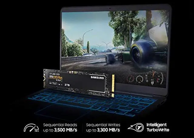 Alt view image 3 of 5 - SAMSUNG (MZ-V7S1T0B/AM) 970 EVO Plus SSD 1TB - M.2 NVMe Interface Internal Solid State Drive with V-NAND Technology (MZ-V7S1T0B/AM)