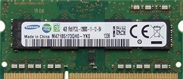 Alt view image 5 of 14 - Samsung M471B5173QH0YK0 4 GB Memory Module - DDR3L SDRAM - 204-Pin PC3-12800 SODIMM - 1600 MHz