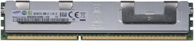 Main image of SAMSUNG 16GB 240-Pin DDR3 SDRAM ECC Registered DDR3 1066 (PC3 8500) Server Memory Model M393B2K70DM0-YF8