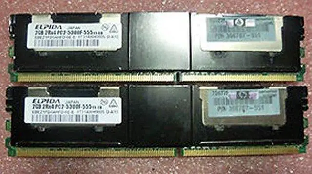 Alt view image 4 of 5 - HP 398708-061 4GB DDR2 SDRAM Memory Module