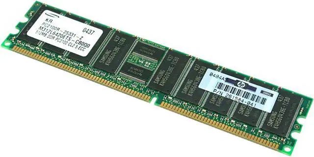 Alt view image 3 of 4 - HP 261584-041 512MB DDR SDRAM Memory Module