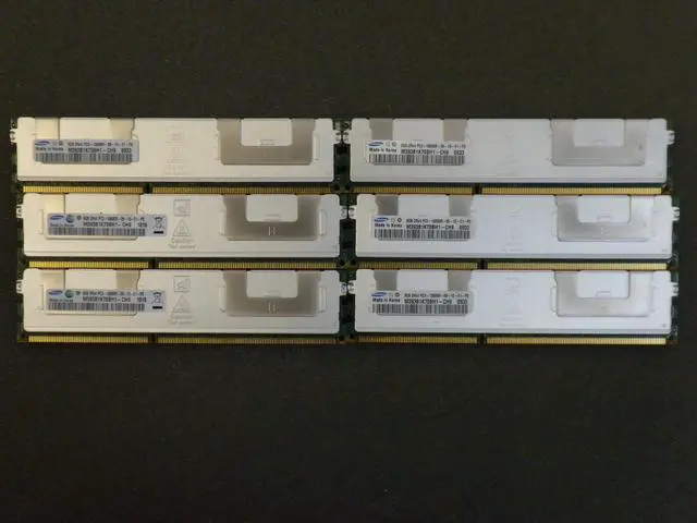 Alt view image 2 of 2 - 48GB 6x8GB Memory DDR3 PC3-10600 ECC REG Comp to SuperMicro MEM-DR380L-HL03-ER13