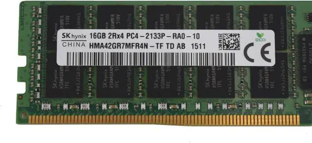 Alt view image 7 of 13 - Hynix HMA42GR7MFR4N-TF 16GB DDR4-2133 2Rx4 ECC REG Server Memory