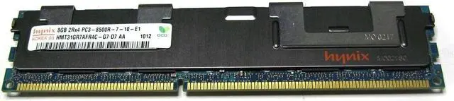 Alt view image 6 of 8 - HYNIXHynix Hmt31Gr7Cfr4C-Pb Hynix 8Gb (1X8Gb) Pc312800 1600Mhz Registered Ecc 2Rx4 Cl11 Ddr3 Sdram 240Pin Memory Module