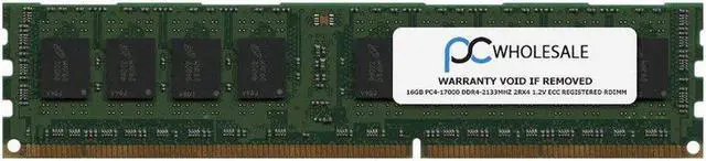 Alt view image 6 of 13 - Dell 16GB 288-Pin DDR4 SDRAM ECC Registered DDR4 2133 (PC4 17000) System Specific Memory Model SNP1R8CRC/16G