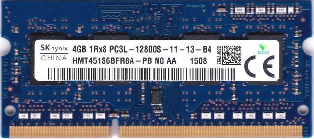 HYNIX 4GB DDR3 1600MHZ 204-PIN LAPTOP MEMORY HMT451S6BFR8A-PB