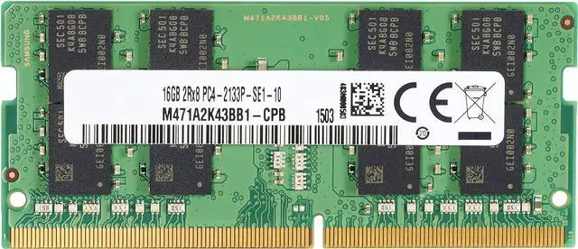 Alt view image 3 of 4 - HP - DDR4 - 8 GB - DIMM 288-pin - 2400 MHz / PC4-19200 - CL17 - 1.2 V - registered 8GB DDR4-2400 ECC Reg RAM
