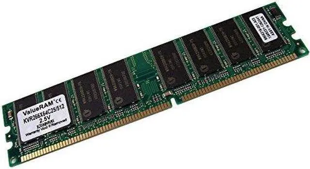 Alt view image 2 of 2 - Kingston 512MB PC2100 DDR 184Pin Memory KVR266X64C25