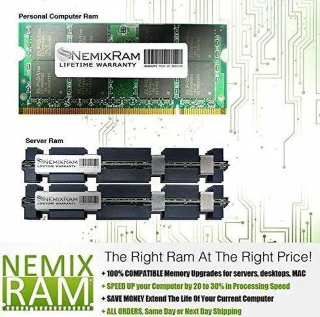 Alt view image 2 of 2 - HP 16GB 2Rx4 PC3L-10600R-9 Kit (647901-B21) -