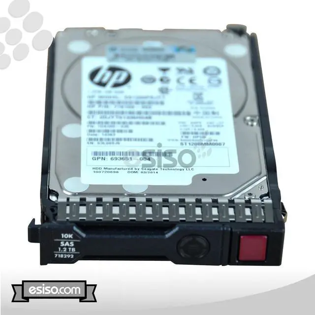 Alt view image 4 of 9 - HP 718292-001 1.2TB 10K 6Gb/s SFF SAS SC