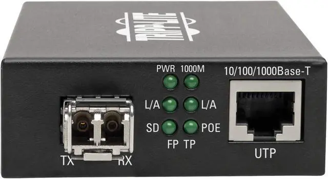 Alt view image 8 of 20 - Tripp Lite N785-P01-LC-MM1 Transceiver/Media Converter